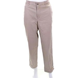 VINCe Pants Womens Size 8 Khaki Tan Cotton Twill Coin Pocket Chino Trousers $225